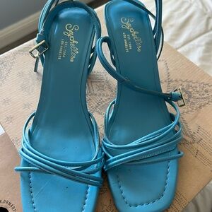 Seychelles Women's Blue Strappy Sandals